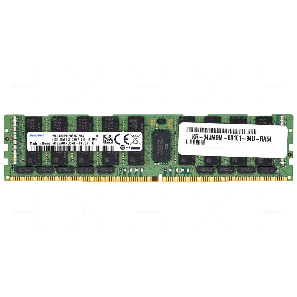 4JMGM  DELL DDR4 64GB 4DR4 PC4-21333 2666MHZ LRDIMM CL19